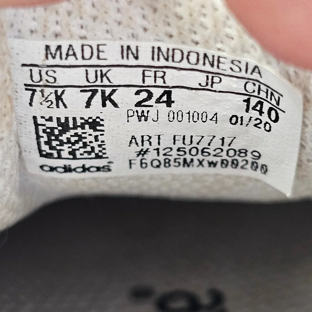 Adidas Originals Superstar El Toddler White Black Sneaker Shoes FU7717 Size 7.5K